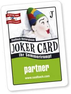 Saalbach Hinterglemm Joker Card