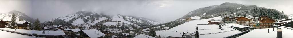Wintereinbruch in Saalbach Hinterglemm