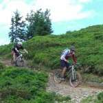 Der Hackelberger Trail in Saalbach Hinterglemm garantiert Bikeaction pur 