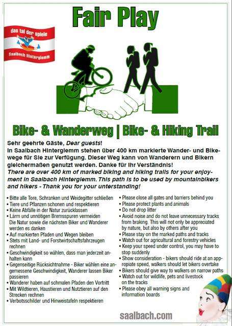 TIPP DER WOCHE – „protect yourself“ und „fair play“ beim Biken