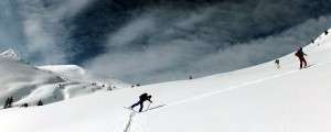 Am Aufstieg in Saalbach Hinterglemm Skitour-Aufstieg in Saalbach Hinterglemm