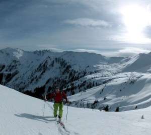 Kurz vor dem Gipfel in Saalbach Hinterglemm Gipfelerwachen in Saalbach Hinterglemm
