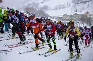 Aufstieg zum Schattberg beim Mountain Attack 2012