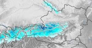 Schnee, Schnee und nochmals Schnee im Salzburger Land