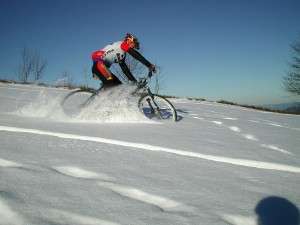 Es muss nicht immer Sommer sein zum Biken Biken im Winter
