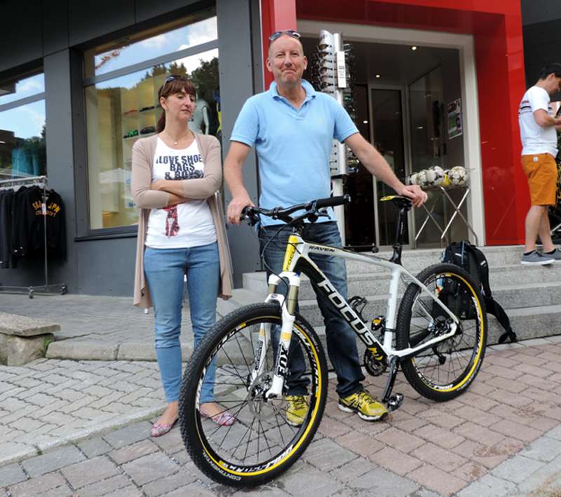Dietmar hat ein neues Bike – jetzt kann er mit SportsInteam auf Tour gehen