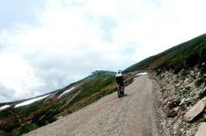 Kurz vor der Westgipfelhütte