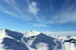 Schattberg hoch über Saalbach und Hinterglemm