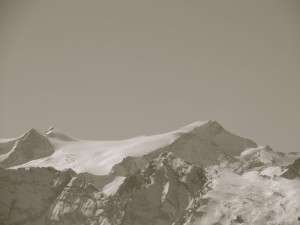 Der Großvenediger von Saalbach Hinterglemm aus