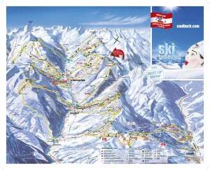 Pisten Plan 2015 Saalbach Hinterglemm