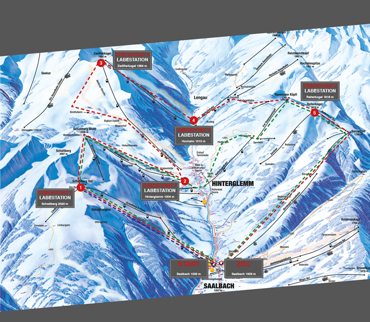 Die Routen der Mountain Attack 2015