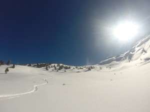 Fresh tracks im Skicircus