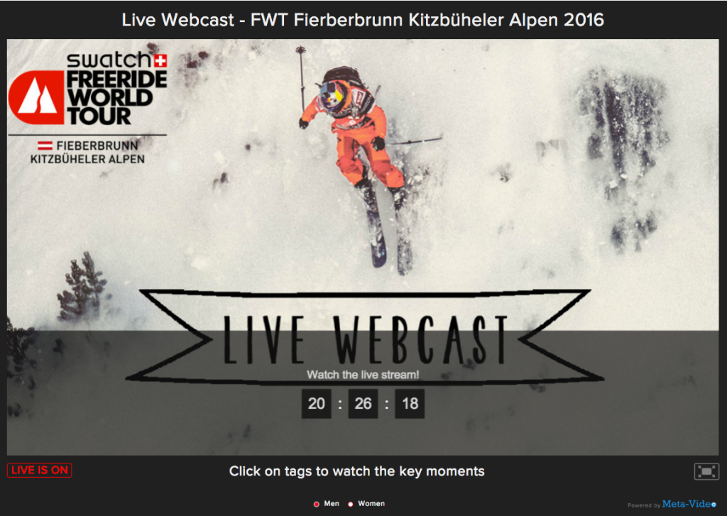 Live-Ticker zur Freeride Worldtour 2016