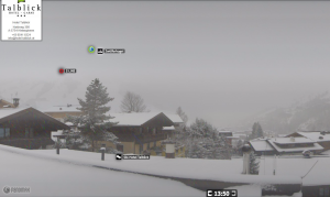 Es powdert rund ums Hotel Talblick in Saalbach Hinterglemm